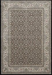 Dynamic Rugs ANCIENT GARDEN 57011-3263 Black and Ivory